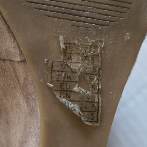 Forever 21 Beige Boots Size 7.5 - Picture 9 of 9